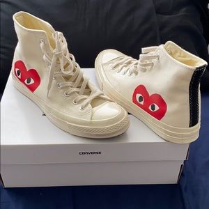 Converse Play khaki colored shoes (unisex)